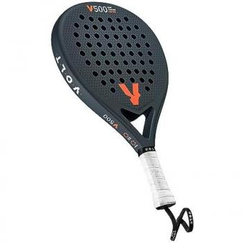 Volt Padel Pala De Pádel 500 V23 - Pala de pádel con tecnología avanzada, diseño ligero, superficie de carbono, núcleo de goma EVA, equilibrio optimizado para potencia y control