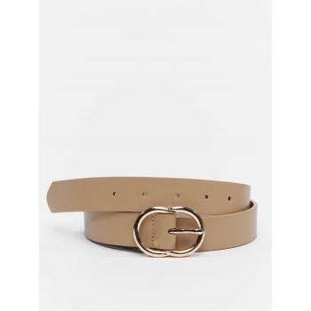 Urban Classics Beige Small Ring Buckle Belt