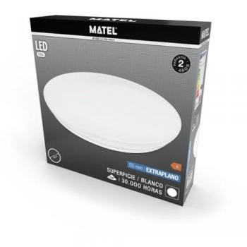 Plafón LED Redondo Extraplano 48W Fría Matel