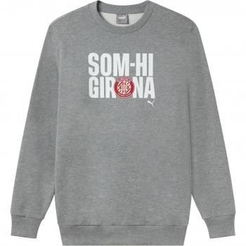 Puma - Sudadera unisex SOM-HI Crew Girona FC Puma, sudadera de entrenamiento para fútbol, talla M