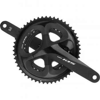SHIMANO Bielas 105 R7000 11v Ciclismo Unisex Adulto, Negro