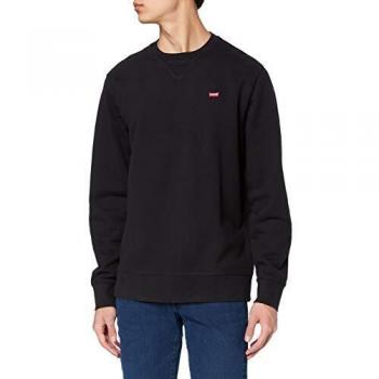 Levi's New Original Crew Sudadera, Mineral Black, M para Hombre
