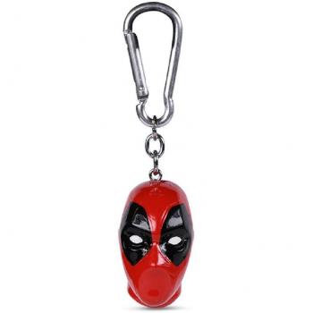 Llavero 3D Cabeza de Deadpool Marvel Multicolor Talla Única