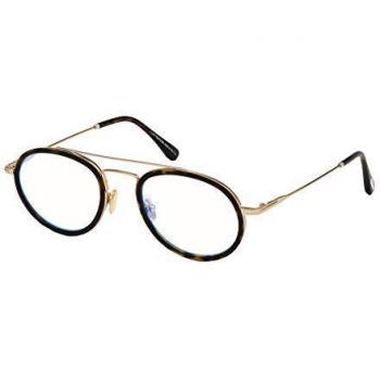 Tom Ford Gafas de Vista FT 5676-B BLUE BLOCK Dark Havana 50/21/145 hombre