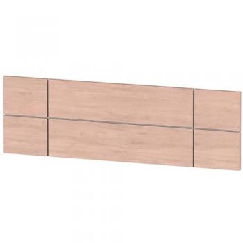 Cabecero de Cama 160 cm Estilo Nórdico en Madera Original, Cabezal Decorativo Briebe Natura