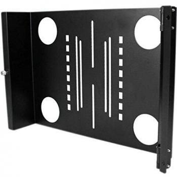 Bracket Soporte Montura Universal Giratorio para Monitor VESA LCD en Rack Armario de 19in Pulgadas