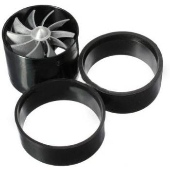TOOGOO(R) Coche universal Fuel Gas Saver Supercharger Turbine Fan aspiracion Turbo Air Charger