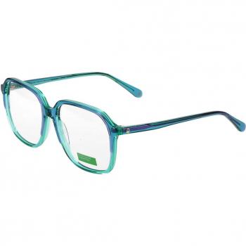 United Colors of Benetton 1067 766 Women’s Eyeglasses Blue Size 55 (Frame Only) - Blue Light Block Available