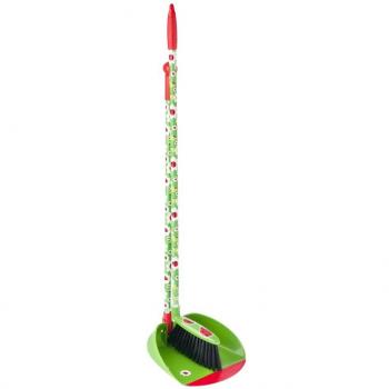 Vigar 3378 Ladybug - Escoba y recogedor, diseño de mariquitas