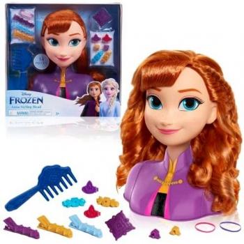 Disney Frozen 2 Cabezales Anna Styling Head, 14 Piezas.