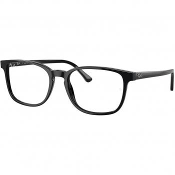 Ray-Ban RX5418F Asian Fit 2000 Men's Eyeglasses Black Size 54 (Frame Only) - Blue Light Block Available