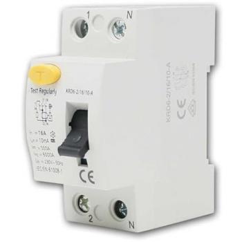 Interruptor diferencial Kanlux KRD6-2, 2 polos