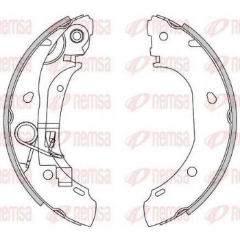 Kit de zapatas de freno REMSA 4163.00 para frenos de tambor