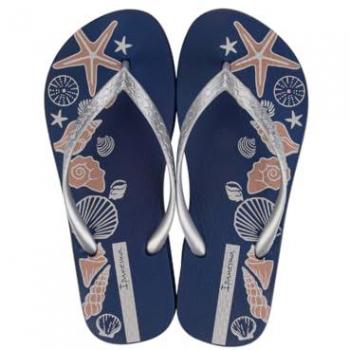 Chanclas Ipanema Clásica Happy XI Fem Azul/Plata para Mujer