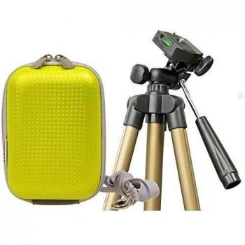 Progallio Set - Pack de Funda y trípode para cámaras, Multicolor