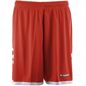 Kappa Salerne Pantalón Corto, Unisex, Rojo/Blanco, 6Y/8Y