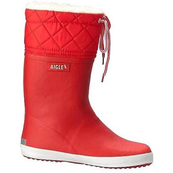 Aigle Giboulee 2 Red Children's Waterproof Rain Boots