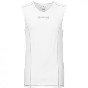Spalding Functional Camiseta de Entrenamiento, Hombre, Blanco, XXXXL