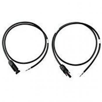 Velleman Juego de Cables de Entrada para Placas Solares con Conectores Especiales y Extremo Abierto (2 Uds.)
