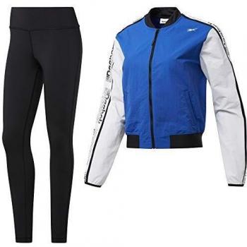 Reebok Te Myt Woven Jkt TS Conjunto Deportivo, Mujer, humblu, L