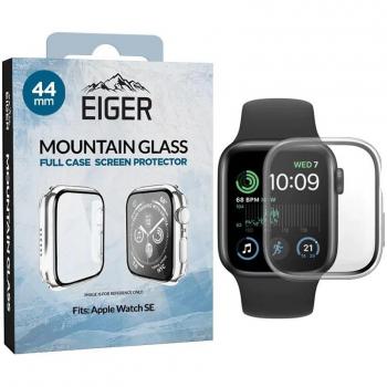 Funda Completa de Vidrio Transparente para Apple Watch SE 44mm Eiger Mountain