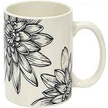 Taza de Porcelana Cottage Gris 350 ML