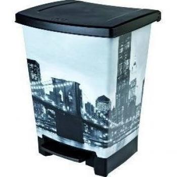 Curver Contenedor Decobin Decorado 25 L Brooklyn