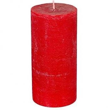 Vela rústica roja de 445 g - Atmosphera Creador de Interiores