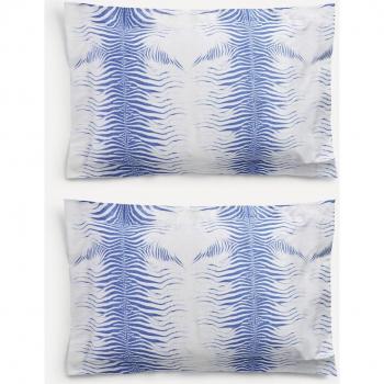 Funda de almohada satén de algodón Classic Zebra Roberto Cavalli