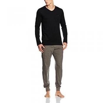Marc O'Polo Body & Beach 154782, Pijama para Hombre, Marrón