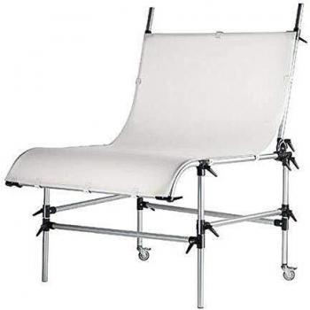 Manfrotto 220PSL - Accesorio, Soporte para Estudio fotográfico, Plata, sin Soporte