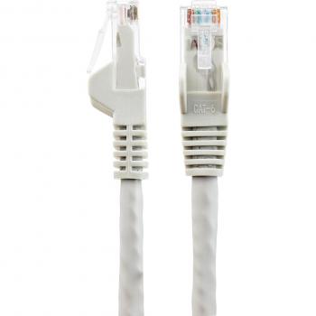 StarTech.com N6LPATCH7MGR Cable de Red Ethernet Cat6 UTP sin Traba, LSZH, 7m - Gris - RJ45 Macho a Macho, Snagless, 10GbE,