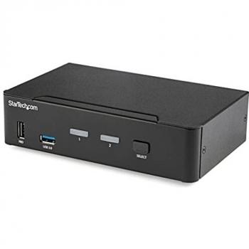 StarTech.com 2-Port DisplayPort KVM Switch - 4K 60Hz - DisplayPort 1.2 KVM Switch