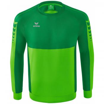 Erima Sudadera Six Wings para niños, color verde, talla 128