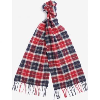 Bufanda de lana con flecos Barbour