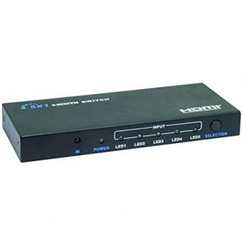 IberiaPC - Conmutador/Switcher Hdmi 5X1. Fullhd 1080P. 3D