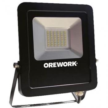 Proyector LED Orework IP65 Negro 30W - Iluminación Eficiente