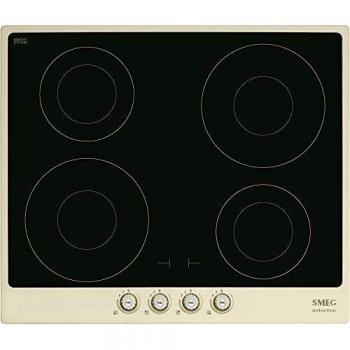 SMEG - SI764POM Placa de inducción con acabado crema