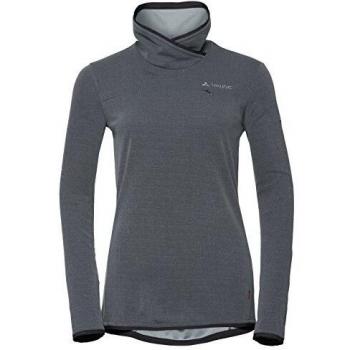 VAUDE Women 's miskanti LS – Camiseta, Mujer, 411126780420, Phantom Black, 42