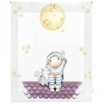 Estor Enrollable Infantil Traslúcido Estampado Digital 130x250cm HSCI98007