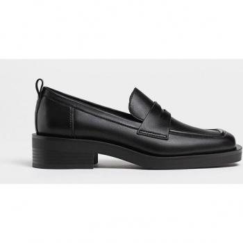 Stradivarius Penny Loafers - Black