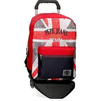 Mochila con carro Pepe Jeans Calvin, 44 cm, Multicolor