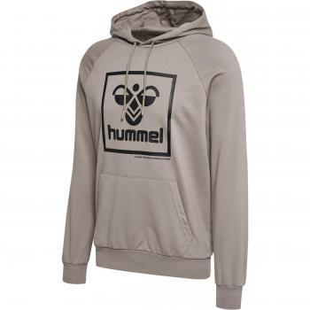 Hummel Isam 2.0 Hooded Sweatshirt for Men in Driftwood Brown