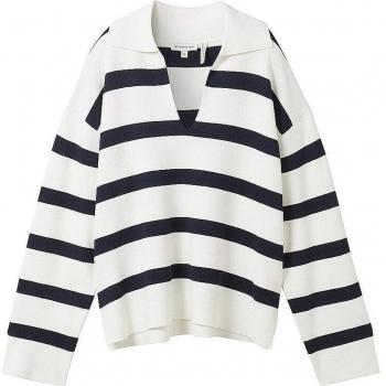 Tom Tailor - Jersey de mujer de manga larga con cuello marinero