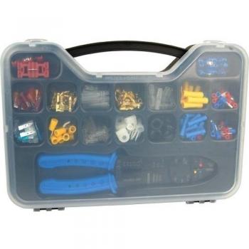 SET TENAZA CRIMPADORA FABRICADA EN ACERO HRC. MAS 256 PIEZAS