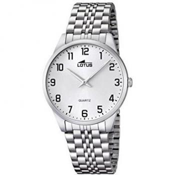 Lotus 15883/1 - Reloj de Cuarzo para Hombre, con Correa de Acero Inoxidable, Color Plateado