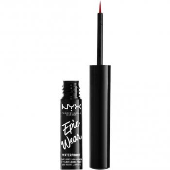 NYX Professional Makeup Epic Wear Liquid Liner - Liquid Eyeliner with Matte Finish, Shade 07 Red, 3.5 ml