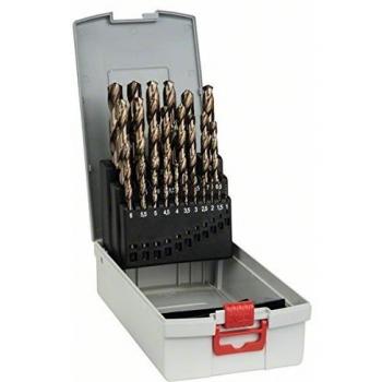 Bosch Professional Set ProBox con 25 brocas para metal HSS-cobalto