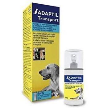 Adaptil Transport - Antiestrés para Perros - Viajes, Transporte, Temblores, Lloros, Jadeos, Inquietud, Tensión - Spray 60 ml