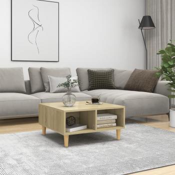 Mesa de centro Sonoma 60x60x30 cm madera multicapa color roble